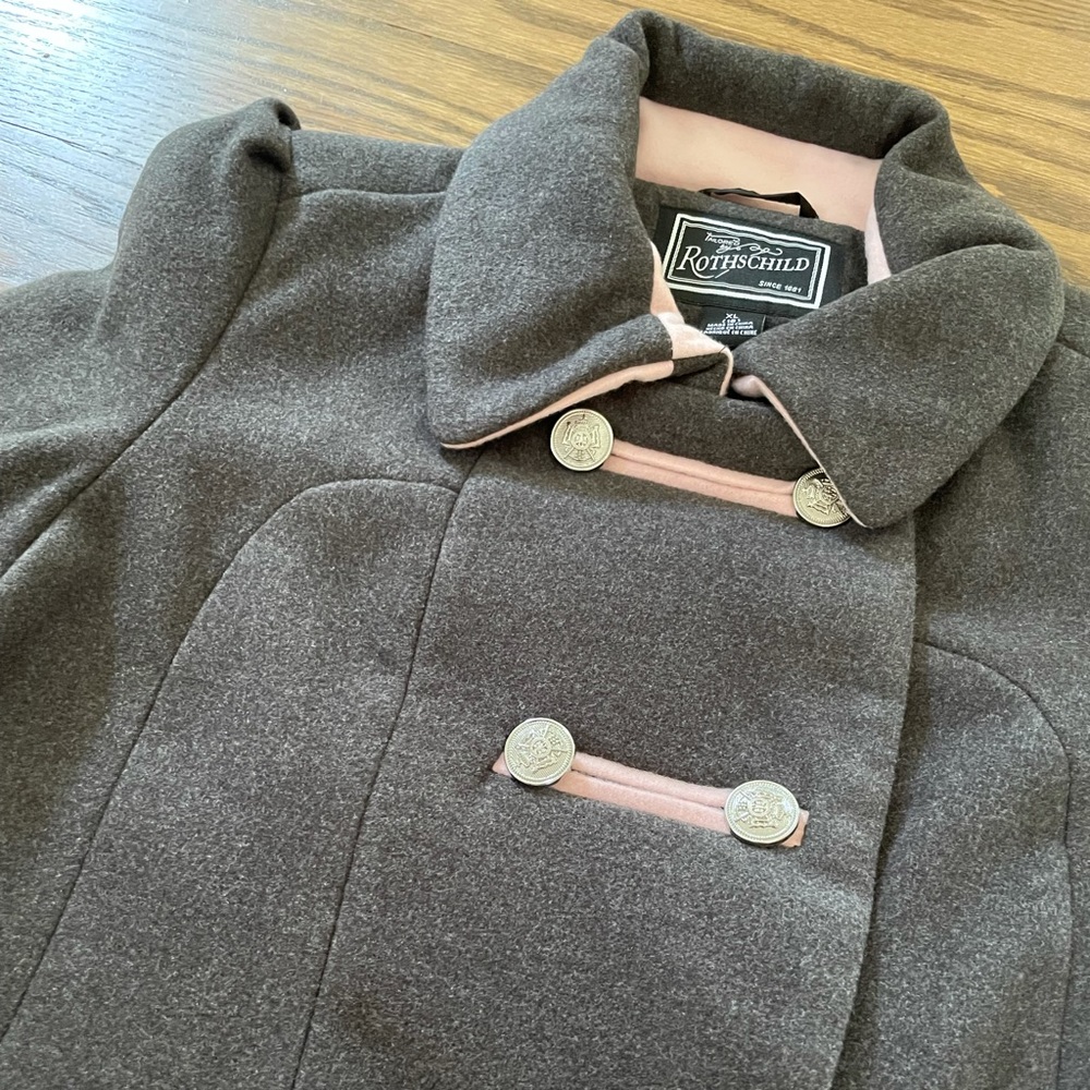 NWT - Beautiful Rothschild Girls Peacoat - Picture 2 of 6